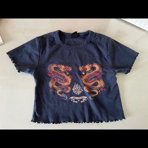 URBAN OUTFITTERS cropped tee shirt